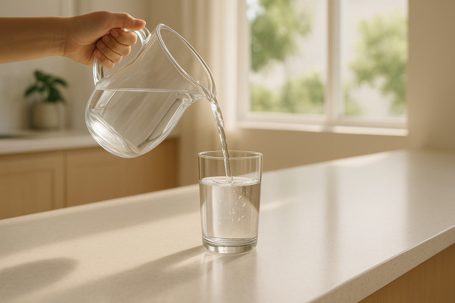 Clean modern Australian home water scene
